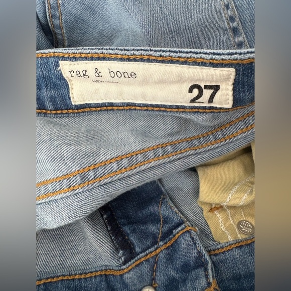 Rag & Bone Dre low rise slim boyfriend jeans Hudson size 27 - Picture 8 of 10